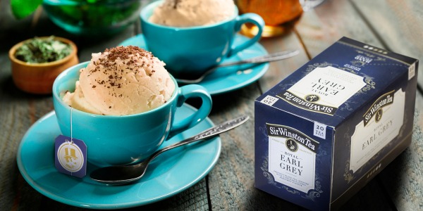 En verano: helado de té negro Earl Grey